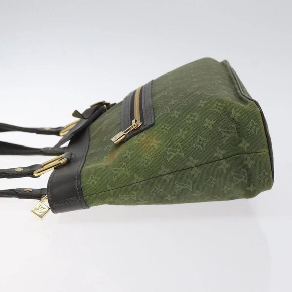 LOUIS VUITTON Monogram Mini Lucille PM Hand Bag TST Khaki M92682 LV Auth 128427 - Picture 6 of 16